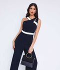 black wide leg tall jumpsuit