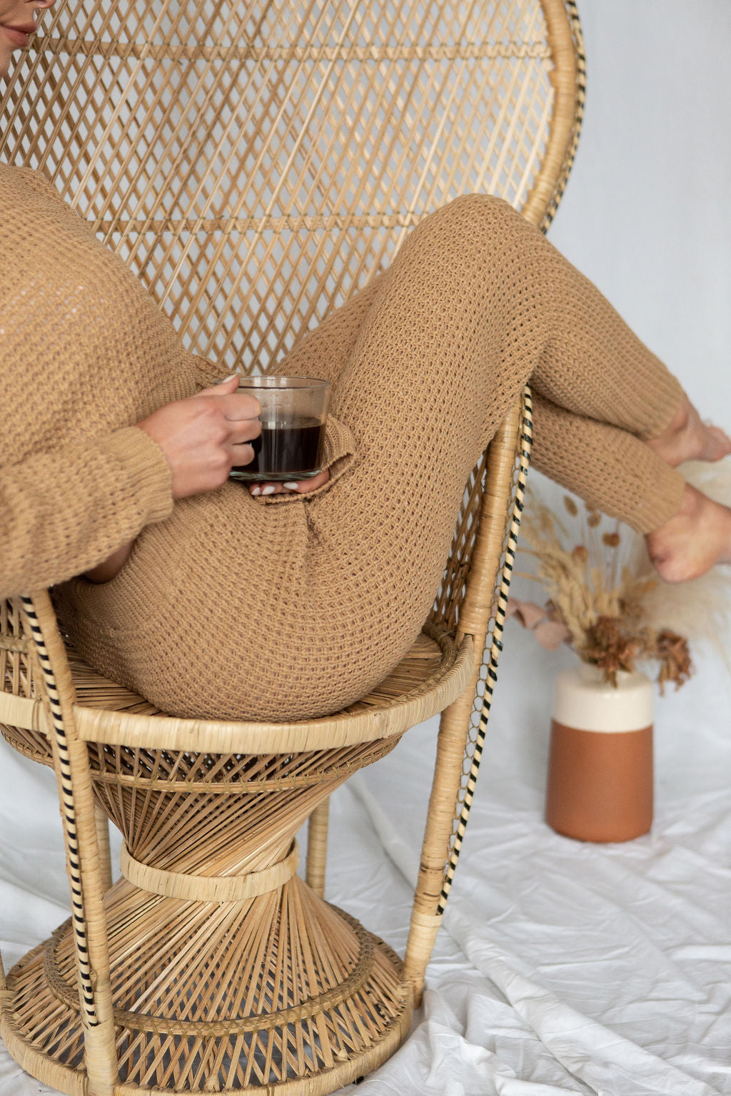 loungewear sets women waffle knit loungewear