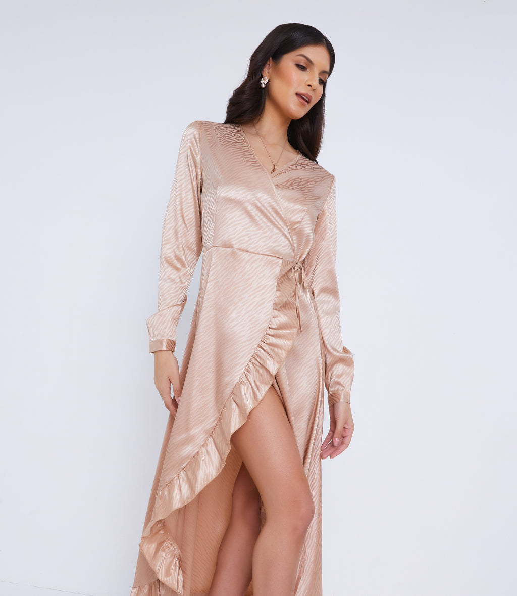 Champagne_wrap_tie_dress