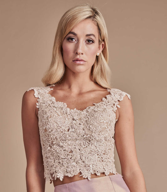 Ivory Lace Top