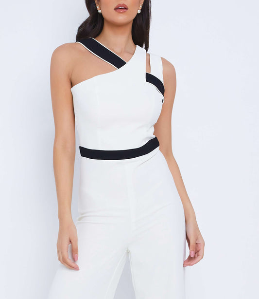 White Cross Jumpsuit