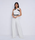 White Wide leg Jumpsuit