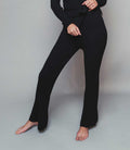 Black Knitted Trousers