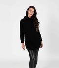 Black Polo Neck Jumper