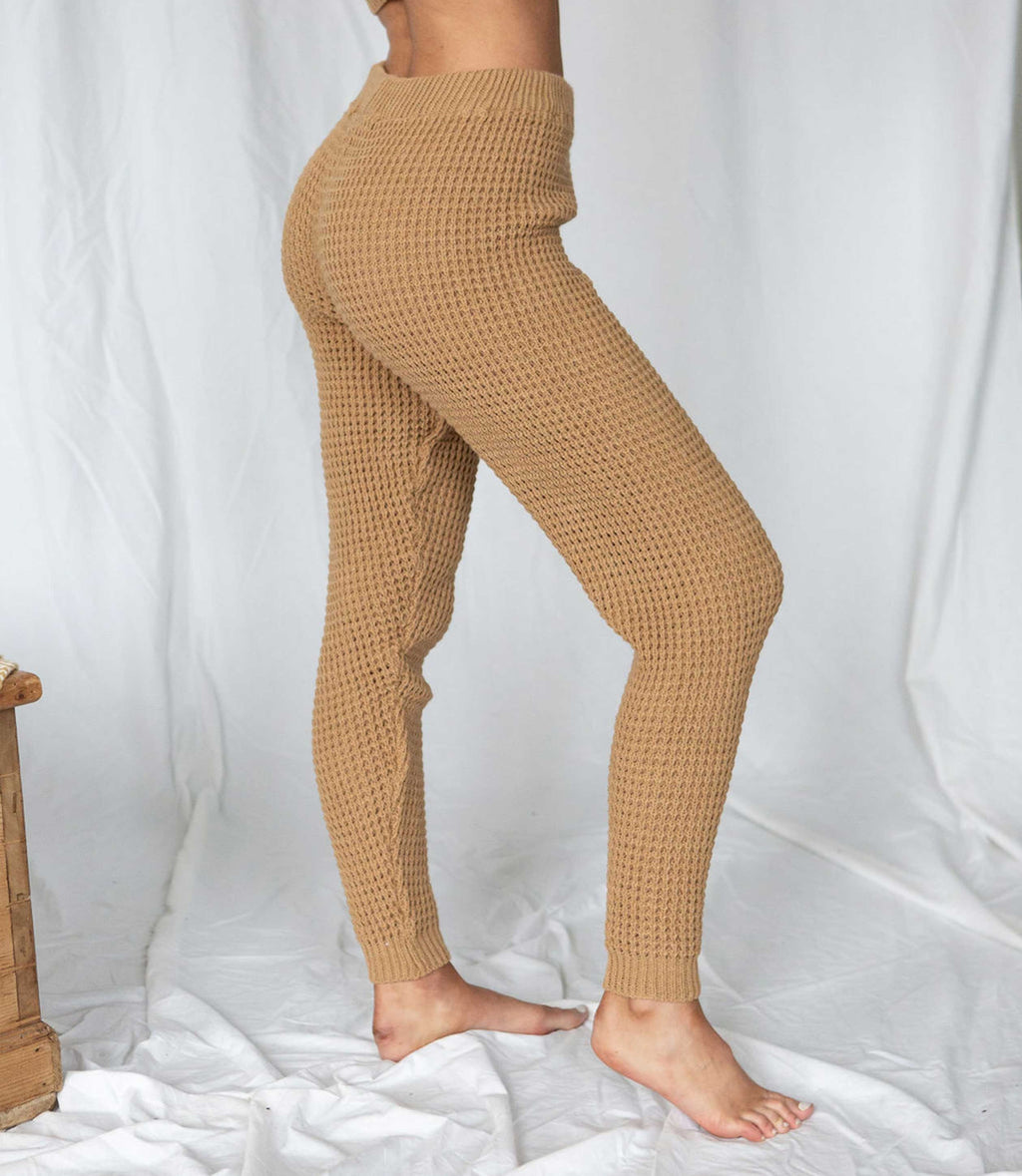 loungewear sets women waffle knit loungewear