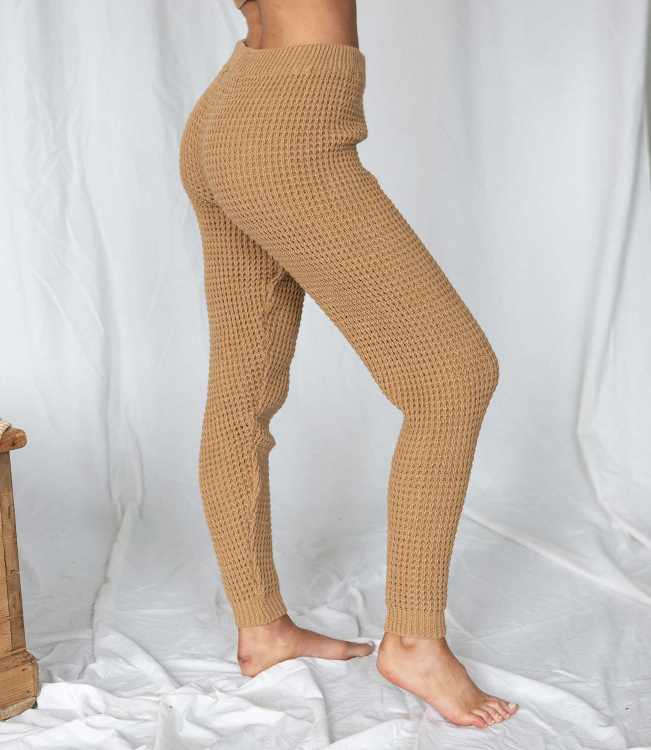 loungewear sets women waffle knit loungewear