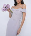 Grey Bridesmaid Dress Gown
