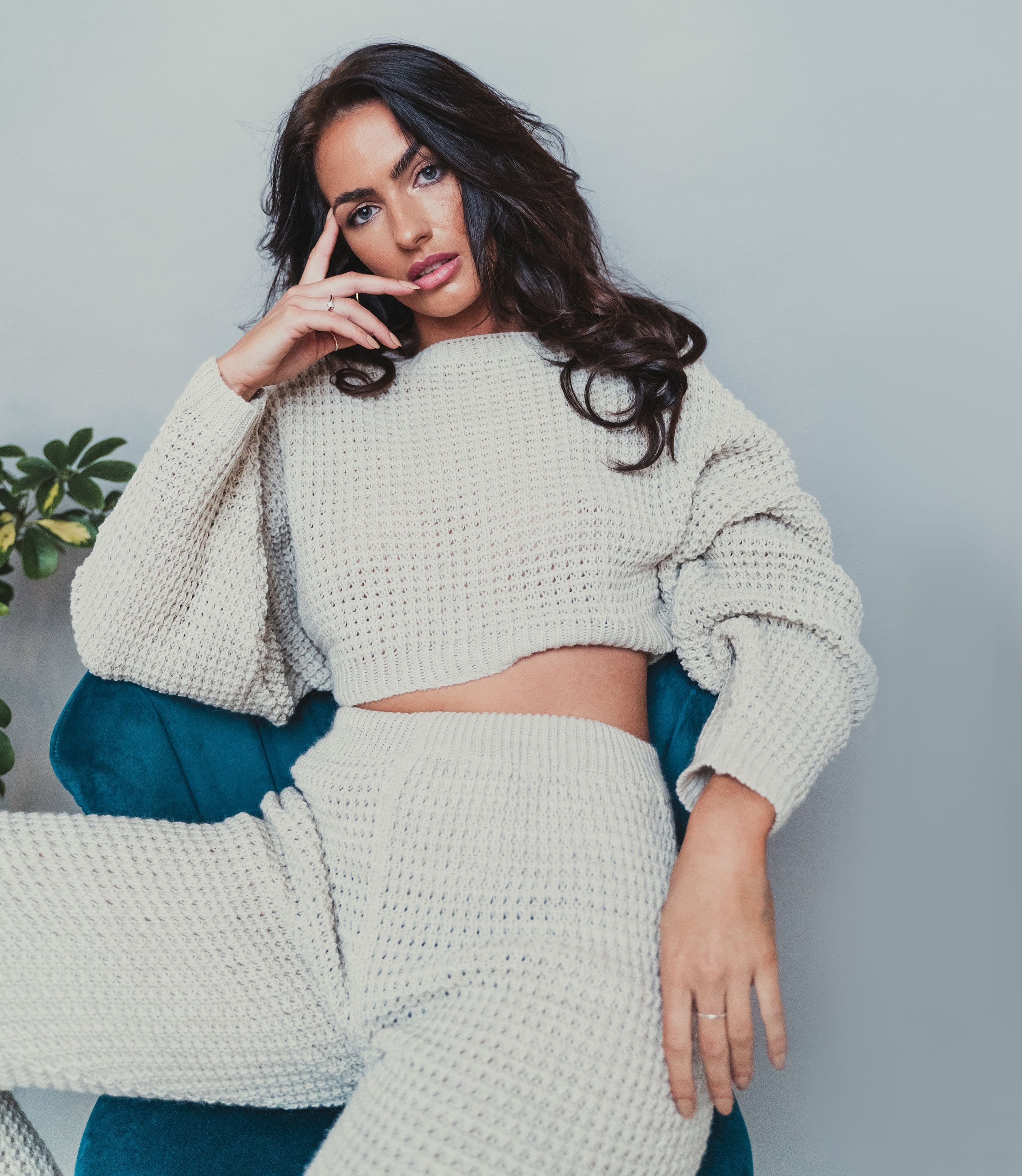 loungewear sets women waffle knit loungewear