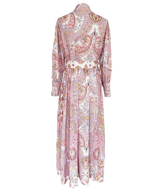 pink pastel paisley maxi dress, dresses uk